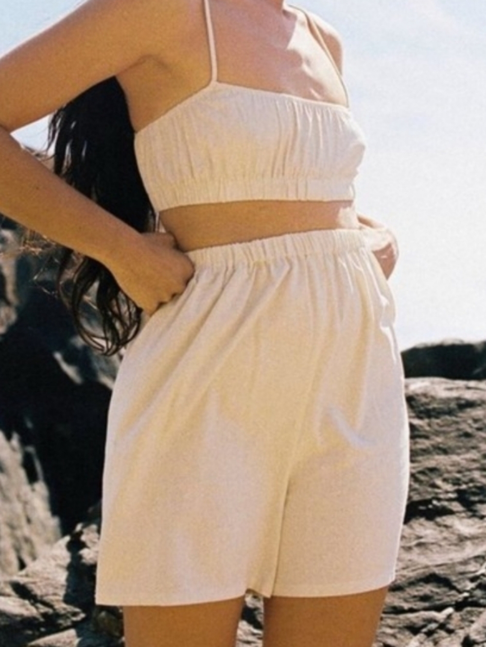 Ozma Loie Shorts - Sandy Tan - M